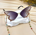 Butterfly Framless Sunglasses